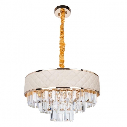 Подвесная люстра Arte Lamp Annabelle A1008LM-6GO в стиле модерн, цвет бежевый