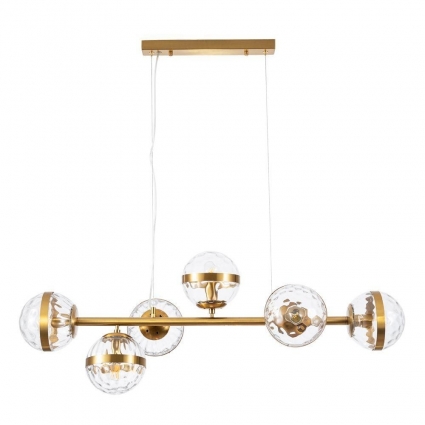 Подвесная люстра Arte Lamp Delacrua A7770SP-6PB в стиле модерн, цвет медь