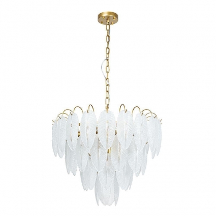 Подвесная люстра Arte Lamp Evie A4052LM-12SG в стиле модерн, цвет золотой