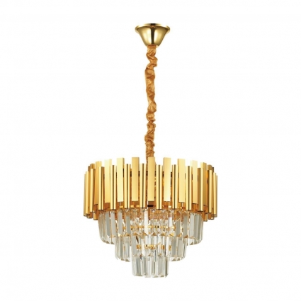 Подвесная люстра Lumion Valentina 5228/6 в стиле модерн, цвет золотой