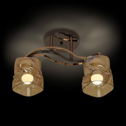 Потолочная люстра Ritter Royal 52418 2 в стиле модерн, цвет золотой, мощность 120 Вт