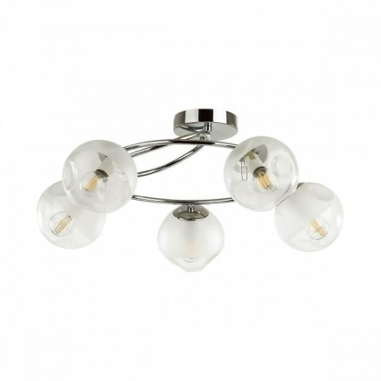 Потолочная люстра Lumion Comfi 5209/5C в современном стиле, цвет белый, мощность 200 Вт