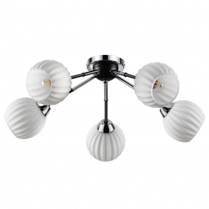 Потолочная люстра Lumion Danika 4593/5C в современном стиле, цвет белый, мощность 200 Вт