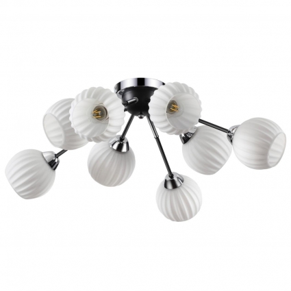 Потолочная люстра Lumion Danika 4593/8C в современном стиле, цвет белый, мощность 320 Вт