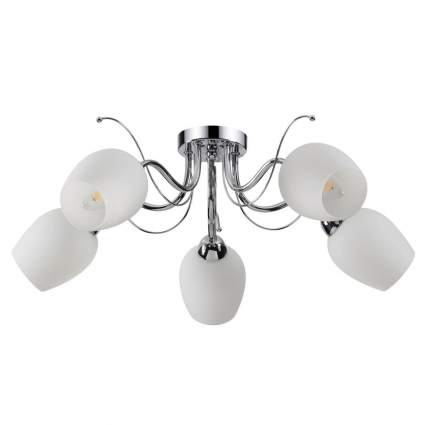 Потолочная люстра Lumion Marcela 4594/5C в стиле модерн, цвет белый