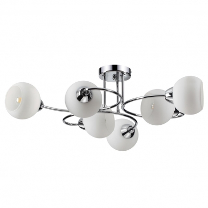 Потолочная люстра Lumion Sydnee 4591/6C в стиле модерн, цвет белый, мощность 240 Вт