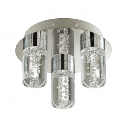 Потолочная светодиодная люстра Lumion Terrence 4599/15CL в стиле Хай-тек, цвет никель