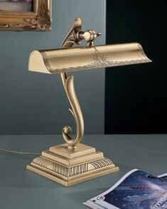 Настольная лампа Reccagni Angelo P.1000/2 BRONZO в классическом стиле, цвет бронза
