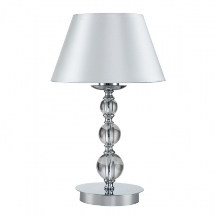 Настольная лампа Indigo Davinci 13011/1T Chrome V000266 в стиле модерн, цвет белый