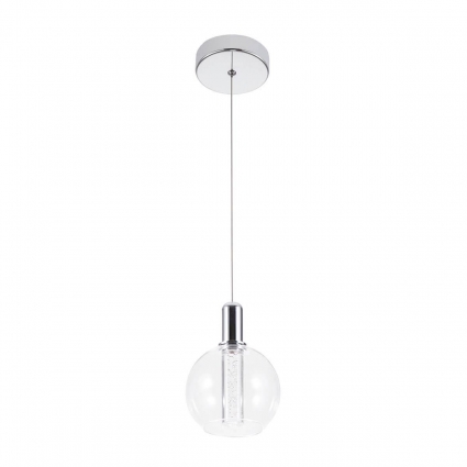 Подвесной светодиодный светильник Arte Lamp Valley A1023SP-1CC в современном стиле, цвет хром