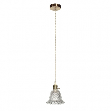 Подвесной светильник Loft IT Lace 10110/A цвет латунь, мощность 40 Вт
