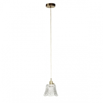 Подвесной светильник Loft IT Lace 10110/B цвет латунь, мощность 40 Вт