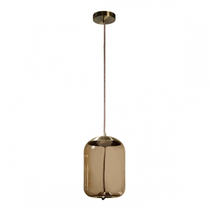 Подвесной светодиодный светильник Loft IT Knot 8135-C в стиле лофт, цвет янтарный