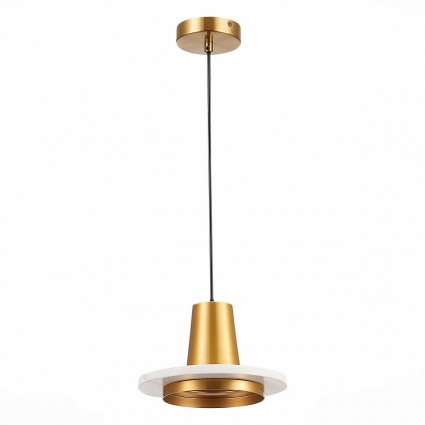 Подвесной светодиодный светильник ST Luce Oltarno SL1212.203.01 в стиле модерн, цвет латунь