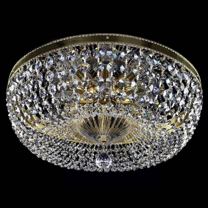 Потолочный светильник Artglass Jasna Dia 500 CE в классическом стиле, цвет латунь