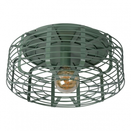 Потолочный светильник Lucide Melopee 45148/45/37 в стиле лофт, цвет бирюзовый