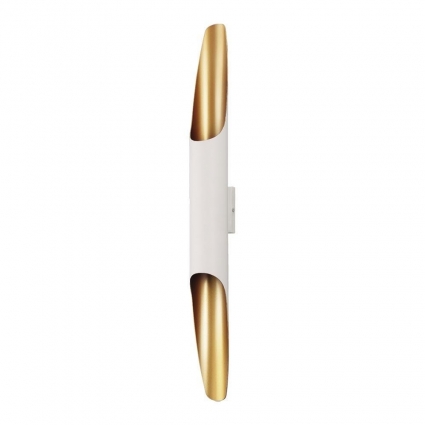 Настенный светильник Crystal Lux CLT 332W2-V2 WH-GO в современном стиле, цвет белый