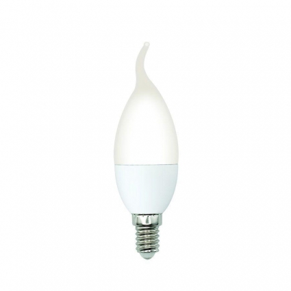 Лампа светодиодная Volpe E14 5W 3000K матовая LED-CW37-5W/3000K/E14/FR/SLS UL-00008799 цвет матовый