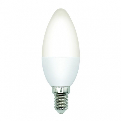 Лампа светодиодная Volpe E14 7W 3000K матовая LED-C37-7W/3000K/E14/FR/SLS UL-00008797 цвет матовый