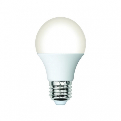 Лампа светодиодная Volpe E27 5W 4000K матовая LED-A60-5W/4000K/E27/FR/SLS UL-00008770 цвет матовый, мощность 9 Вт