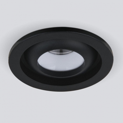 Встраиваемый светодиодный светильник Elektrostandard 25022/Led 5W 4200K BK черный 4690389177194 в современном стиле, цвет черный