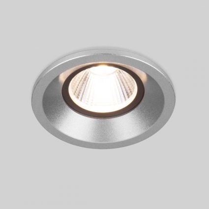 Встраиваемый светодиодный светильник Elektrostandard 25024/Led 4690389177286 в современном стиле, цвет серебро