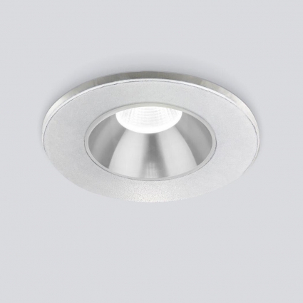 Встраиваемый светодиодный светильник Elektrostandard 25025/Led 3W 4200K SL серебро 4690389177323 в современном стиле, цвет серебро