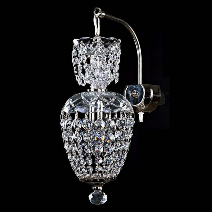 Бра Artglass Metis Chain Nickel CE в классическом стиле, цвет никель, мощность 40 Вт