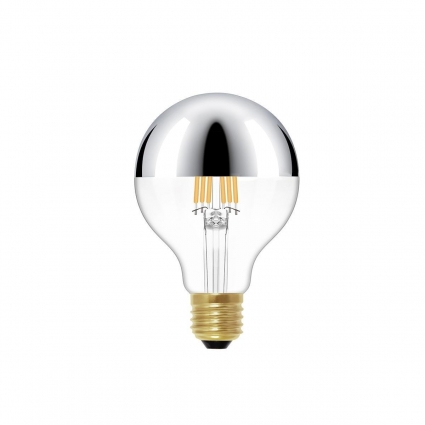 Лампа светодиодная Loft IT E27 6W 2700K хром G80LED Chrome в стиле лофт, цвет хром