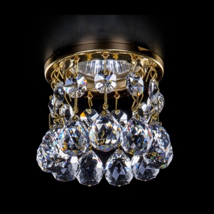 Встраиваемый светильник Artglass Spot 85 CE в стиле модерн, цвет латунь
