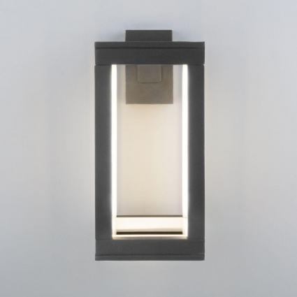 Уличный настенный светодиодный светильник Elektrostandard Frame 1527 Techno Led серый 4690389172342 в стиле Хай-тек, цвет серый