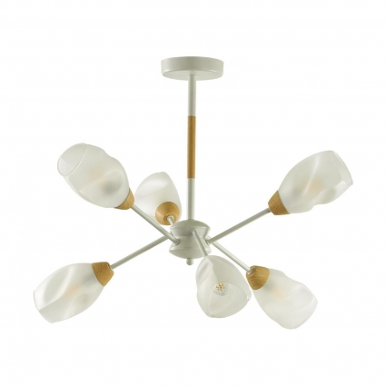 Потолочная люстра Lumion Kendra 5210/6C цвет белый, мощность 240 Вт
