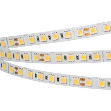Светодиодная лента Arlight 23W/m 96LED/m 5060SMD дневной белый 5M 017424(2) цвет белый, мощность 115 Вт