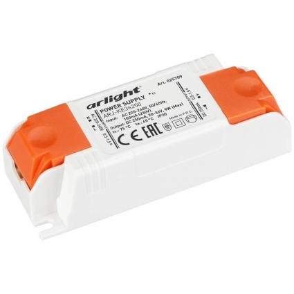 Драйвер Arlight ARJ-KE36250 20-36V 9W IP20 0,25A 025709, цвет белый