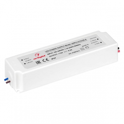 Блок питания Arlight ARPV-LV12100-A 12V 100W IP67 018970(1) цвет белый