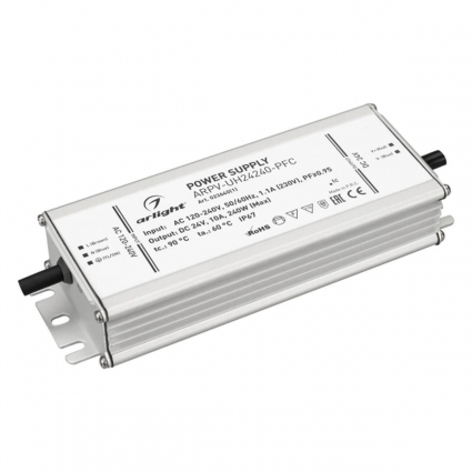 Блок питания Arlight ARPV-UH24240-PFC 24V 240W IP67 023640(1) цвет серый