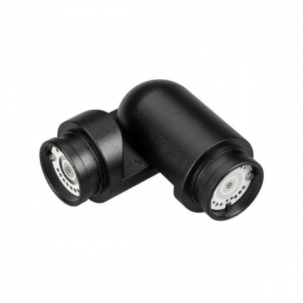 Коннектор поворотный для магнитного шинопровода Arlight Mag-Flex-Con-Power-Turn 035390 цвет черный