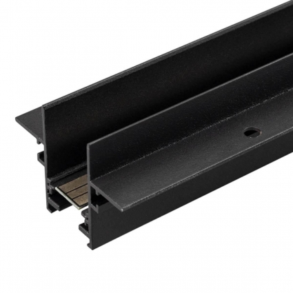 Встраиваемый магнитный шинопровод Arlight MAG-TRACK-2538-FDW-3000 (BK) 033459 цвет черный