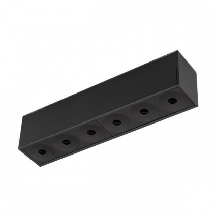 Трековый светодиодный светильник Arlight Mag-Dark-45-L200-6W Warm3000 034996 в современном стиле, цвет черный