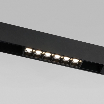 Трековый светодиодный светильник Elektrostandard Slim Magnetic 85004/01 4690389178900 в современном стиле, цвет черный