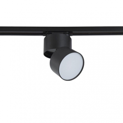 Трековый светодиодный светильник Crystal Lux CLT 0.31 130 BL в современном стиле, цвет черный