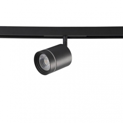 Трековый светодиодный светильник для магнитного шинопровода Crystal Lux Space CLT 0.33 010 12W BL 4000K в современном стиле, цвет черный