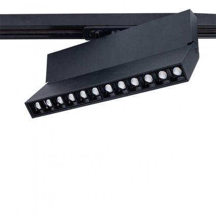 Трековый светодиодный светильник Arte Lamp Flash A4572PL-1BK в стиле Хай-тек, цвет черный