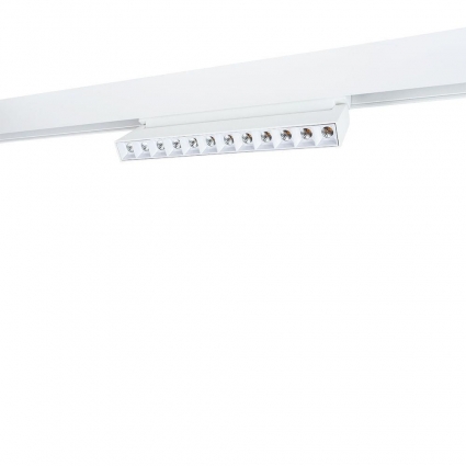 Трековый светодиодный светильник Arte Lamp Linea A4638PL-1WH в стиле Хай-тек, цвет белый