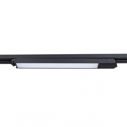 Трековый светодиодный светильник Arte Lamp Lineetta A4571PL-1BK в стиле Хай-тек, цвет белый