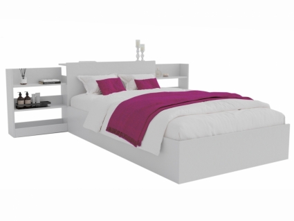 Комплект для сна MYROOM Family Доминика 120х200 белого цвета с выдвижным блоком и матрасом, 227x78x124 см,  стиль классический