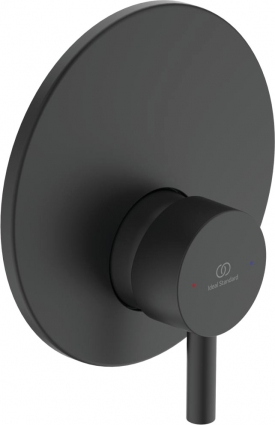 Смеситель Ideal Standard Ceraline A6940XG C ВНУТРЕННЕЙ ЧАСТЬЮ, для душа, черный, однорычажный