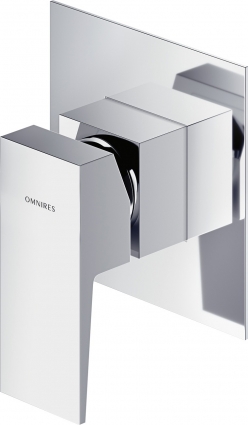 Смеситель Omnires Fresh FR7145CR C ВНУТРЕННЕЙ ЧАСТЬЮ, для душа, хром, однорычажный