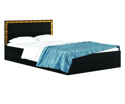 Кровать MYROOM Family Виктория 120х200 цвета венге с изголовьем, без ящиков