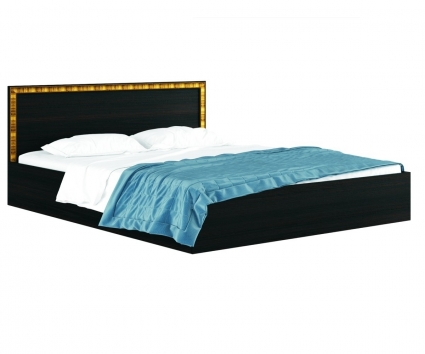 Кровать MYROOM Family Виктория 180х200 цвета венге с матрасом, с изголовьем, без ящиков
